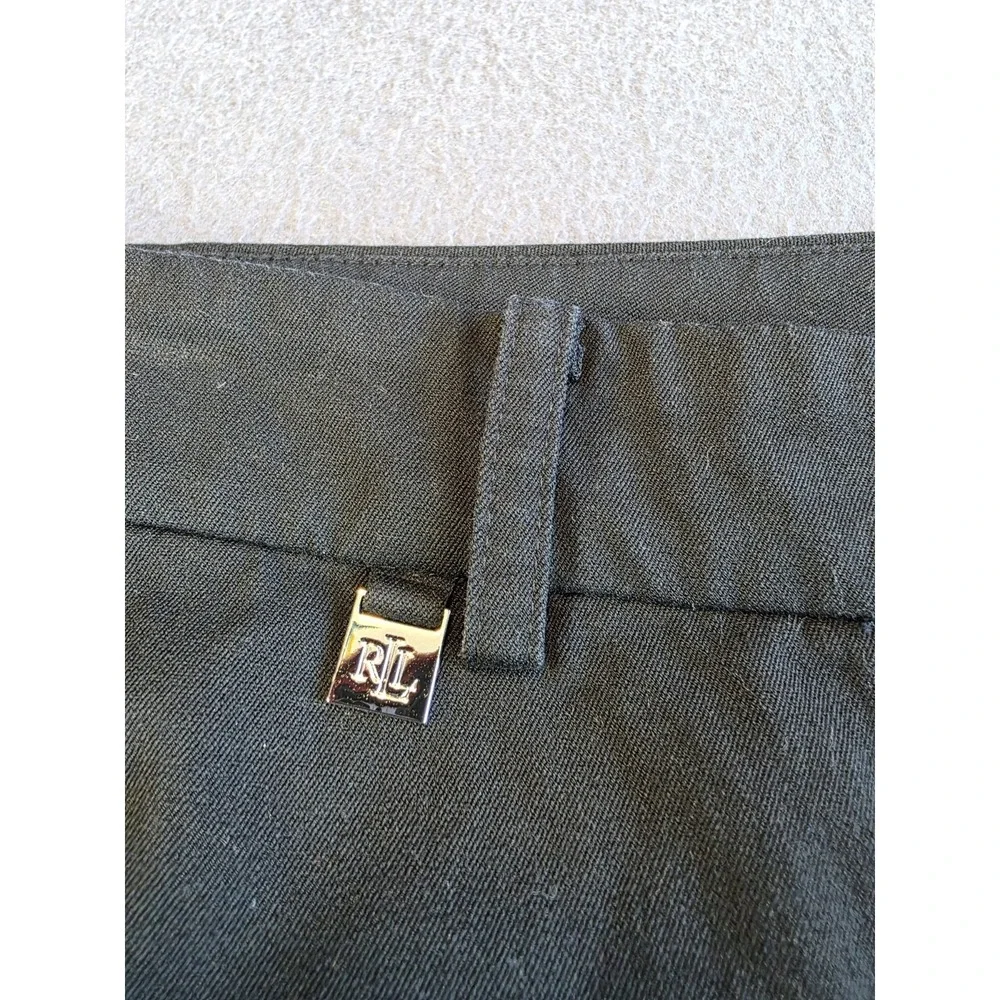 Lauren Ralph Lauren Womens 22W 22+‎ Plus Size Black Chino Shorts Classic Cotton